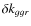 $\delta k_{ggr}$