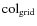 ${\rm col}_{\rm grid}$
