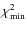 $\chi^2_{\rm min}$