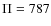 $\Pi= 787$