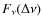 $F_\nu(\Delta \nu)$