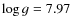 $\log g=7.97$