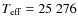 $T_{\rm eff} = 25~276$