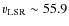 $v_{\rm LSR} \sim 55.9$