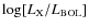 $\log[L_{\rm X}/L_{\rm BOL}]$