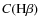 $C(\rm H\beta)$