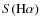 $S\rm (H\alpha)$
