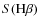 $S\rm (H\beta)$