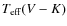 $T_{\rm eff} (V-K)$