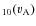 $_{10}(v_{\rm A})$