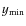$y_{\rm min}$