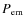 $P_{\rm em}$
