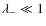 $\lambda_- \ll 1$