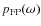 $p_{{\rm FP}}(\omega )$