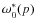 $\omega _0^*(p)$