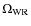 $\Omega_{\rm WR}$