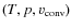 $(T, p, v_{\rm conv})$