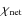 $\chi _{\rm net}$