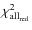 $\chi_{{\rm all}_{\rm red}}^{2}$