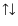 $\uparrow\downarrow$