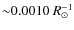 ${\sim}0.0010~{R}^{-1}_\odot$