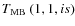$T_{{\rm MB}}~(1,1,is)$