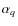 $\alpha_q$