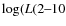 $\log(L(2\hbox{--}10$