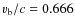 $v_{\rm b}/c = 0.666$