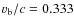 $v_{\rm b}/c = 0.333$