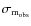 $\sigma_{\rm m_{obs}}$
