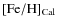 ${\rm [Fe/H]_{Cal}}$