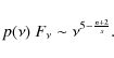\begin{displaymath}p(\nu)~F_{\nu}\sim \nu^{5-\frac{n+2}{s}}.
\end{displaymath}