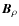 $\vec{B}_{\rho}$