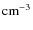 ${\rm cm}^{-3}$