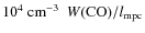 $10^4~\mbox{${\rm cm}^{-3}$ }~W({\rm CO})/l_{\rm mpc}$