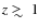$z\ \raise0.3ex\hbox{$>$ }\kern-0.75em{\lower0.65ex\hbox{$\sim$ }}\ 1$
