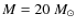 $M=20~\ensuremath{{M}_{\odot}} $