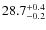 $28.7^{\rm +0.4}_{-0.2}$