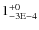 $1^{\rm +0}_{-3{\rm E}-4}$