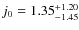 $j_0=1.35^{+\rm 1.20}_{-1.45}$