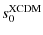 $\displaystyle %
s_0^{\rm XCDM}$