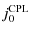 $\displaystyle %
j_0^{\rm CPL}$