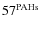 $57^{{\rm PAHs}}$