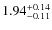 $\rm 1.94^{+0.14}_{-0.11}$