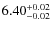 $\rm 6.40^{+0.02}_{-0.02}$