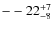 $\rm --22^{+7}_{-8}$