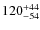 $\rm 120^{+44}_{-54}$