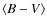 $\langle B-V\rangle$