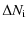 $\displaystyle \Delta N_{\rm i}$